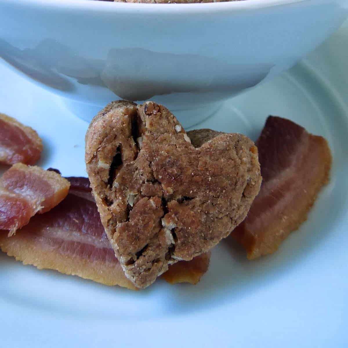 Peanut Butter and Bacon Dog Treats Stress Baking