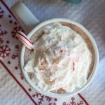 Peppermint Mocha: A spin on Starbucks' holiday favorite! Mint and chocolate come together to create the perfect cup of hot, creamy comfort. | stressbaking.com