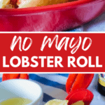 No Mayo Lobster Roll Pinterest image