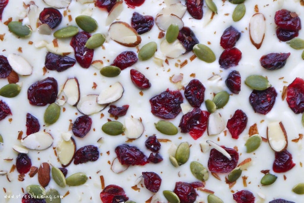 Cranberry White Chocolate Bark