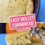 Easy Skillet Cornbread | Stress Baking