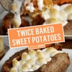 Twice Baked Sweet Potatoes | Stress Baking