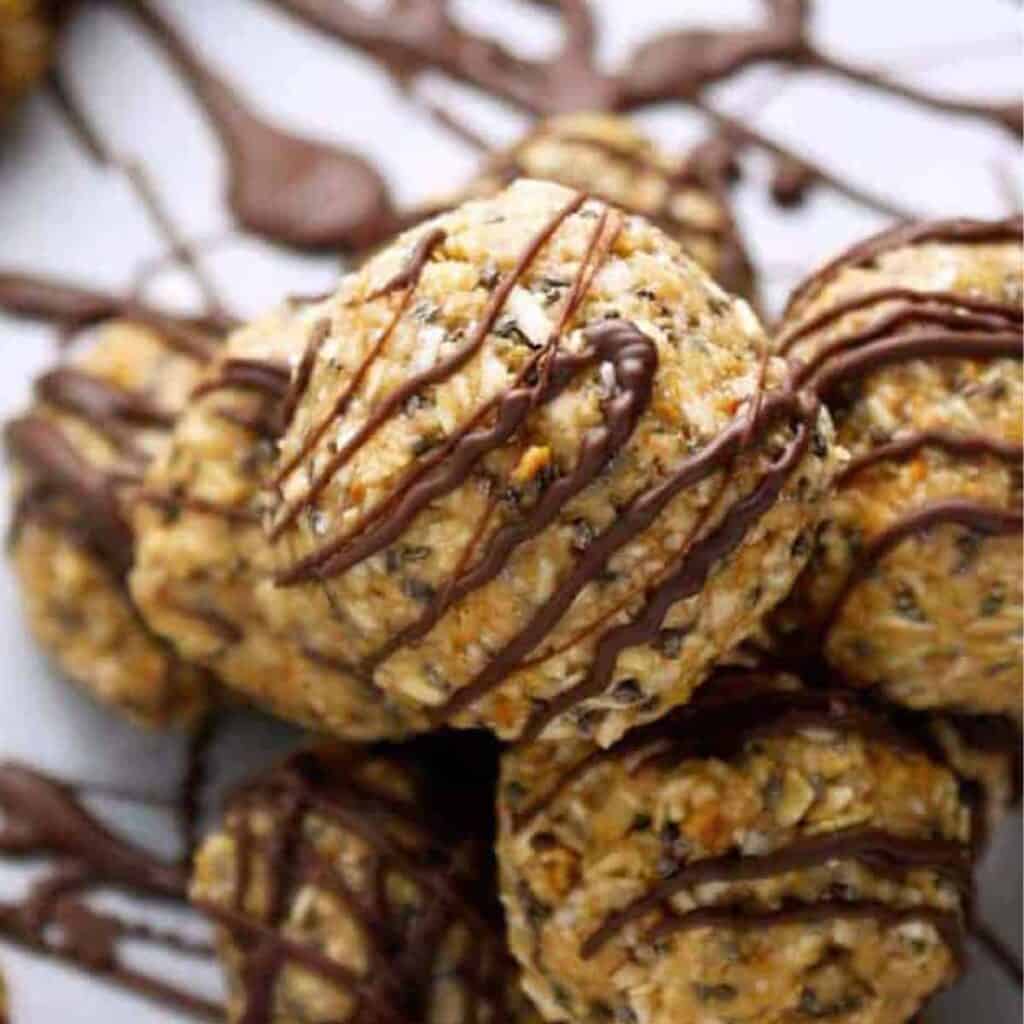 Almond Butter Pretzel Bites Stress Baking