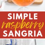 Raspberry Sangria Pinterest image