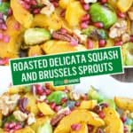 Roasted Delicata Squash and Brussels Sprouts | Stress Baking
