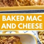 Baked Mac and Cheese Pinterest image