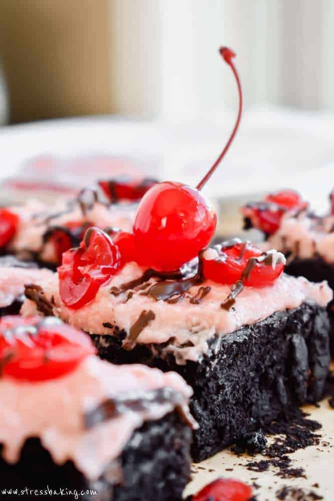 Small Batch Chocolate Covered Cherry Brownies
