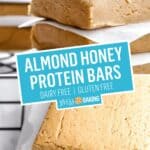 Almond Honey Protein Bars | Stress Baking