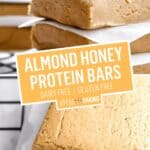 Almond Honey Protein Bars | Stress Baking