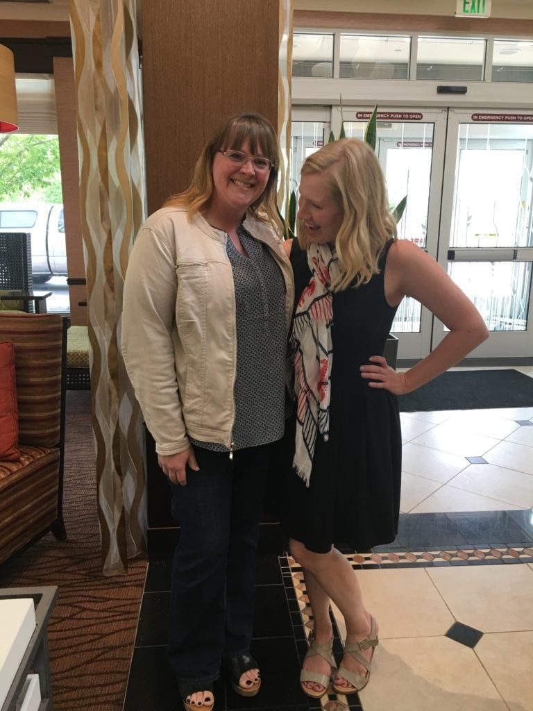 Amanda of I Am Baker and Leslie of Stress Baking