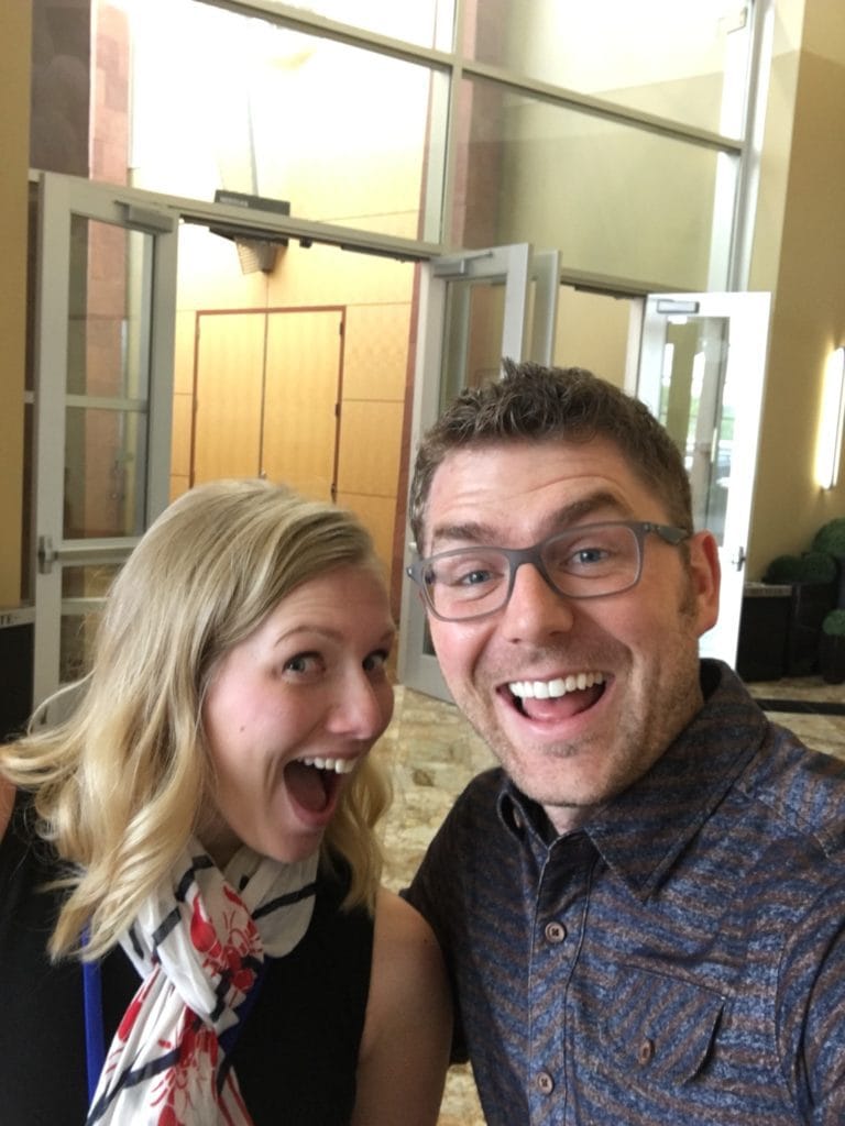 Leslie of Stress Baking and Bjork Ostrom of Pinch of Yum and Food Blogger Pro
