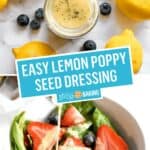 Lemon Poppy Seed Dressing | Stress Baking