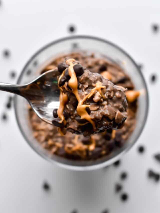 No Bake Cookie Overnight Oats