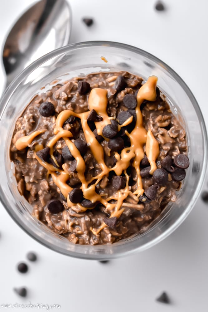 No Bake Cookie Overnight Oats