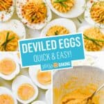 Quick and Easy Deviled Eggs | Stress Baking