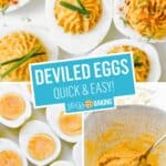 Quick and Easy Deviled Eggs | Stress Baking