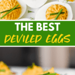 The Best Deviled Eggs Pinterest image