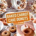 Baked Carrot Cake Donuts | Stress Baking