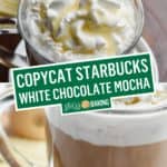 Copycat Starbucks White Chocolate Mocha | Stress Baking