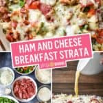 Ham and Cheese Breakfast Strata | Stress Baking