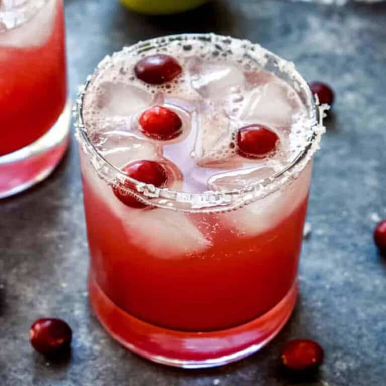 Sparkling Cranberry Margarita Recipe