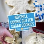 No Chill Cookie Cutter Sugar Cookies