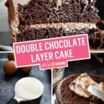 Double Chocolate Layer Cake (Chocolate Mayonnaise Cake) | Stress Baking