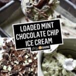 Loaded Mint Chocolate Chip Ice Cream | Stress Baking