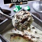 Loaded Mint Chocolate Chip Ice Cream | Stress Baking