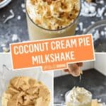 Coconut Cream Pie Milkshake | Stress Baking