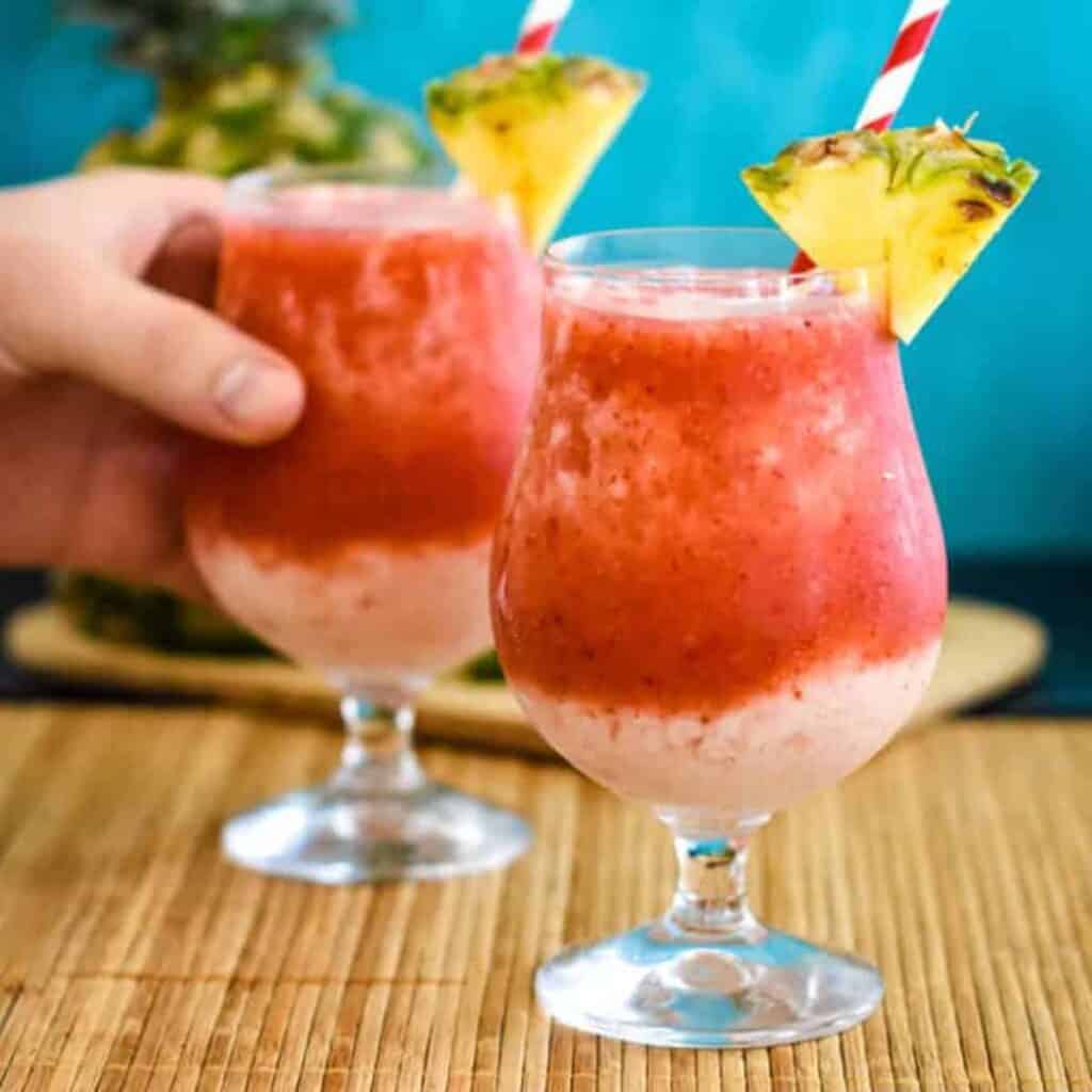 Lava Flow Cocktail Recipe (No Banana) Stress Baking