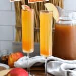 Apple Cider Mimosas | Stress Baking