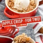 Apple Crisp for Two | Stress Baking