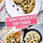 One Giant Chocolate Chip Cookie | Stress Baking