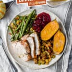 Thanksgiving Dinner for Two Pinterest image