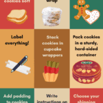 9 Tips for Mailing Christmas Cookies infographic