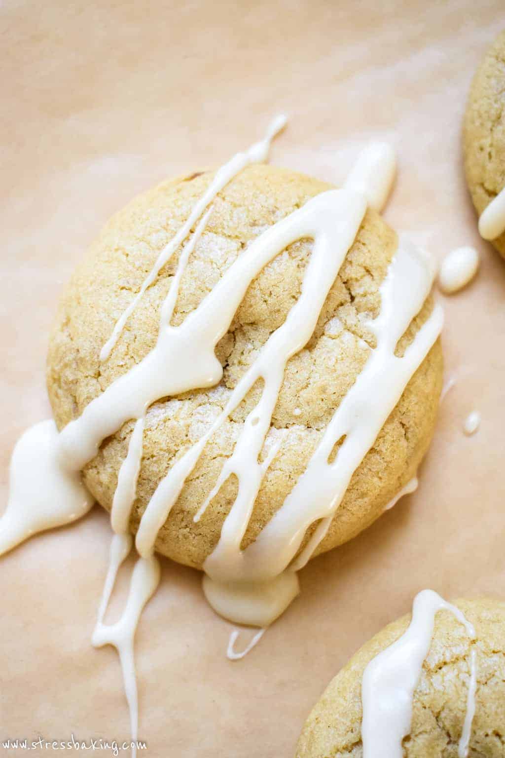 Soft Maple Brown Sugar Cookie Recipe - Stress Baking