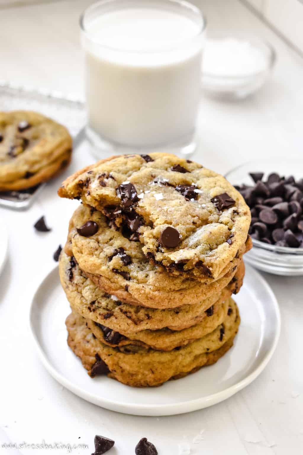 No Chill Chocolate Chip Cookies Recipe | Stress Baking