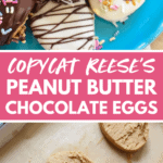 Homemade Reese's Peanut Butter Eggs Pinterest image