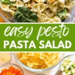 Pesto Pasta Salad Pinterest image