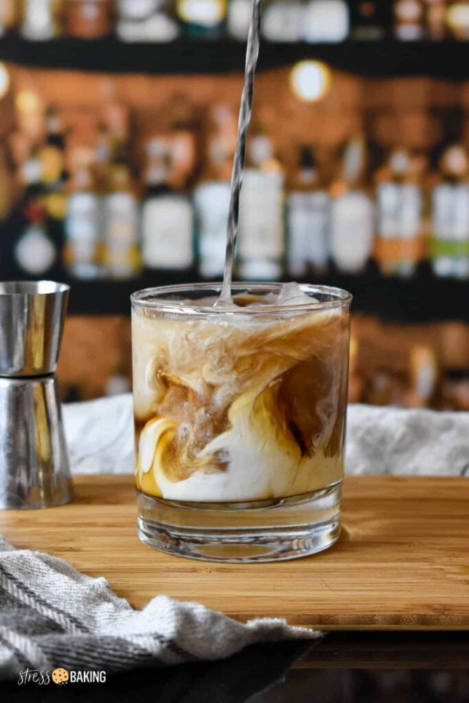 Classic White Russian Cocktail Recipe | Stress Baking