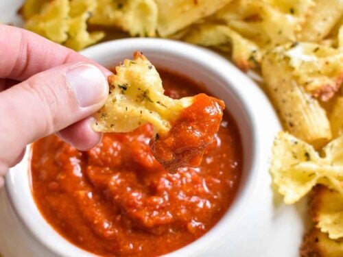 Air Fryer Pasta Chips (Viral TikTok Recipe)