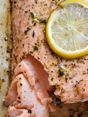 Easy Oven Baked Salmon Recipe