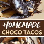 Homemade Choco Taco Recipe Pinterest image