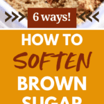 6 Ways to Soften Brown Sugar Pinterest image