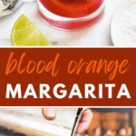 Blood Orange Margarita Pinterest image