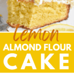 Lemon Almond Flour Cake Pinterest image